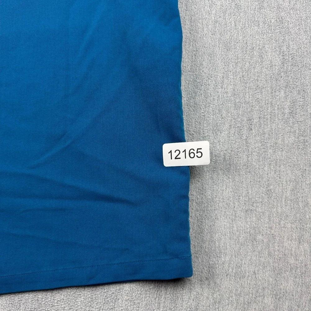 Figs Scrub Top Mens 2XL Blue‎ Chisec Three Pocket Technical Collection Medical